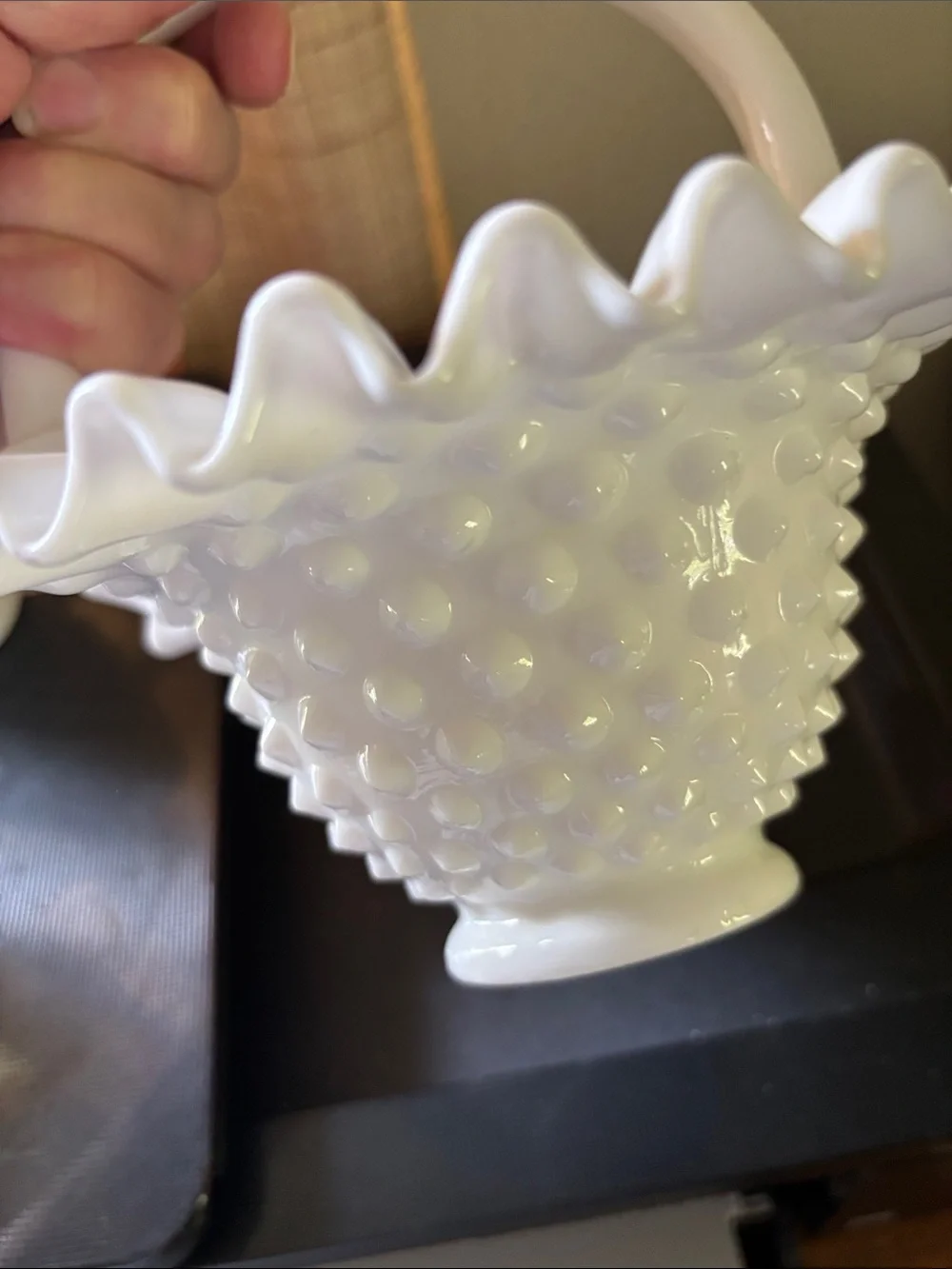 Fenton white hobnail bundle
